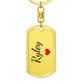 Ryley Keychain – Custom Name Keychain for Women