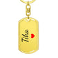 Tika Keychain – Custom Name Keychain for Women