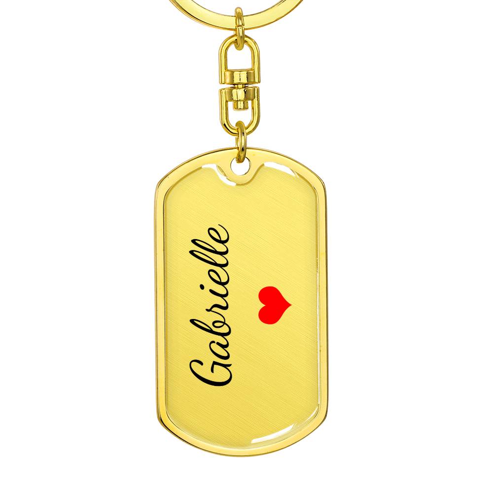 Gabrielle Keychain – Name Keychain Gift