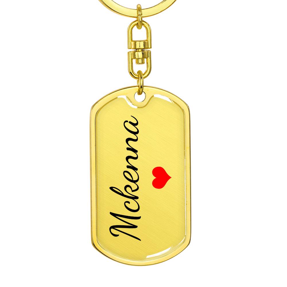 Mckenna Keychain – Name Keychain for Women