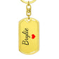 Brylie Keychain – Custom Name Keychain for Women