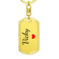 Vicky Keychain – Custom Name Keychain for Women