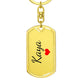 Kaya Keychain – Custom Name Keychain for Women