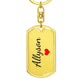 Allyson Keychain – Name Keychain for Women