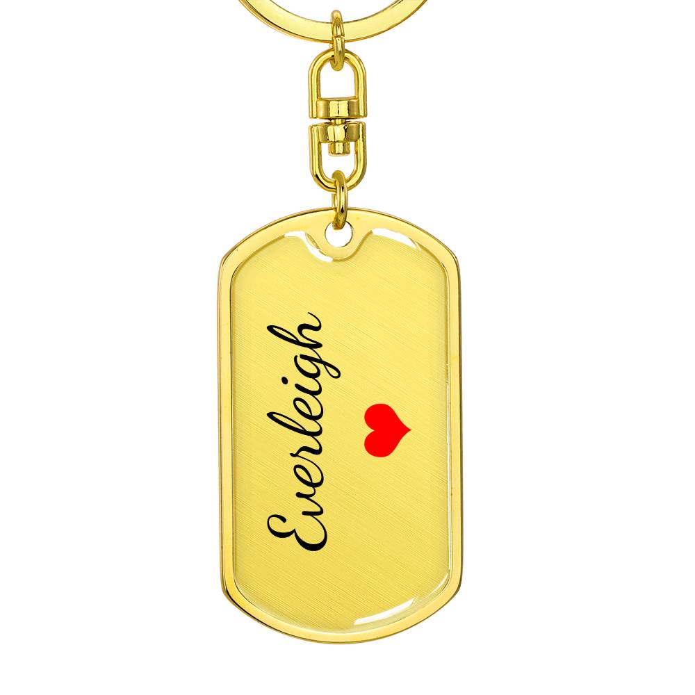 Everleigh Keychain – Name Keychain Gift