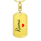 Rama Keychain – Custom Name Keychain for Women