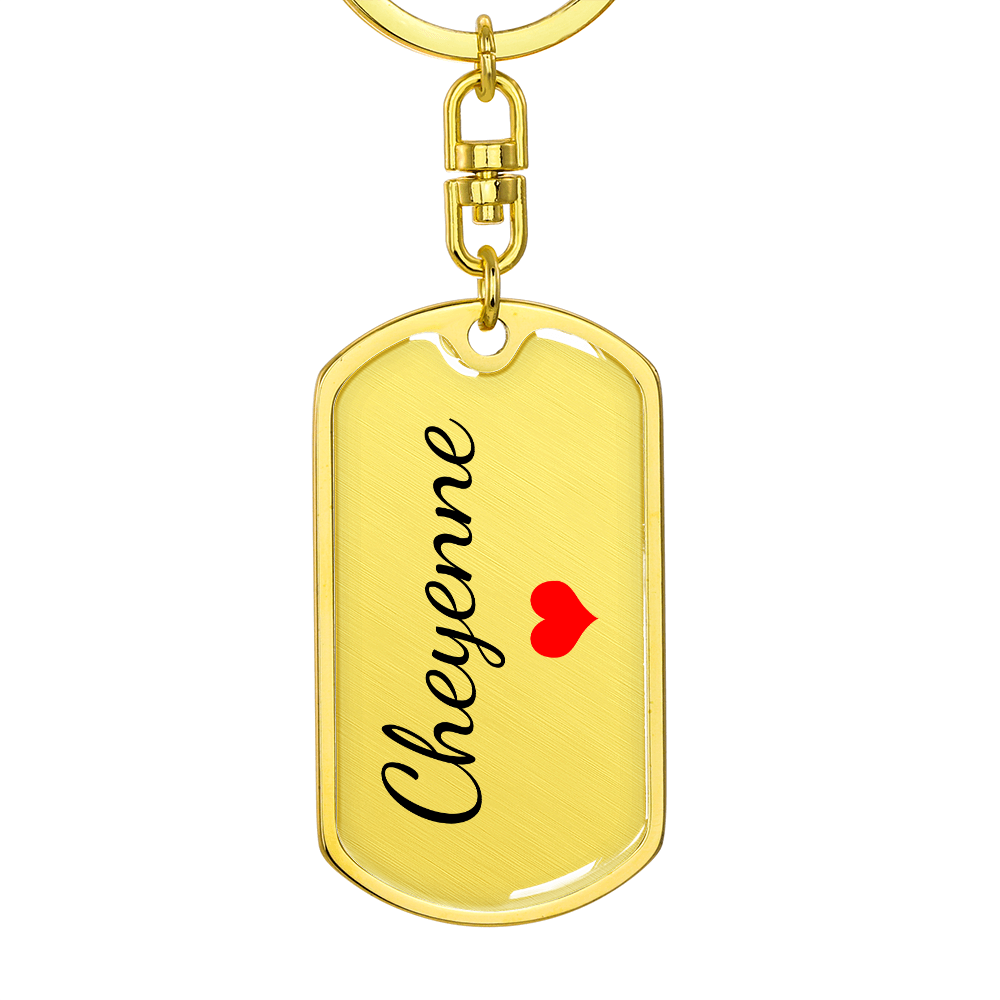 Cheyenne Keychain – Name Keychain Gift