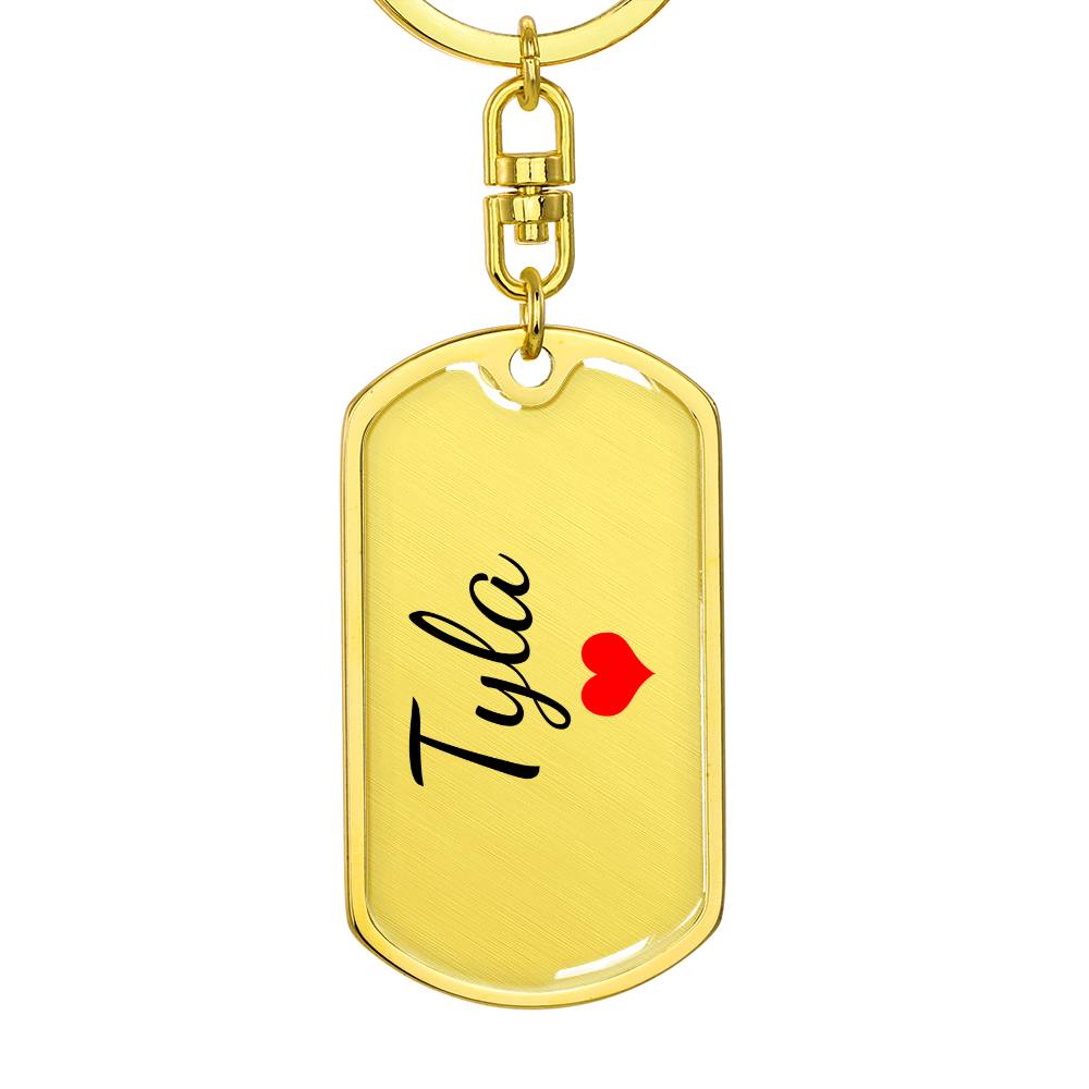 Tyla Keychain – Custom Name Keychain for Women