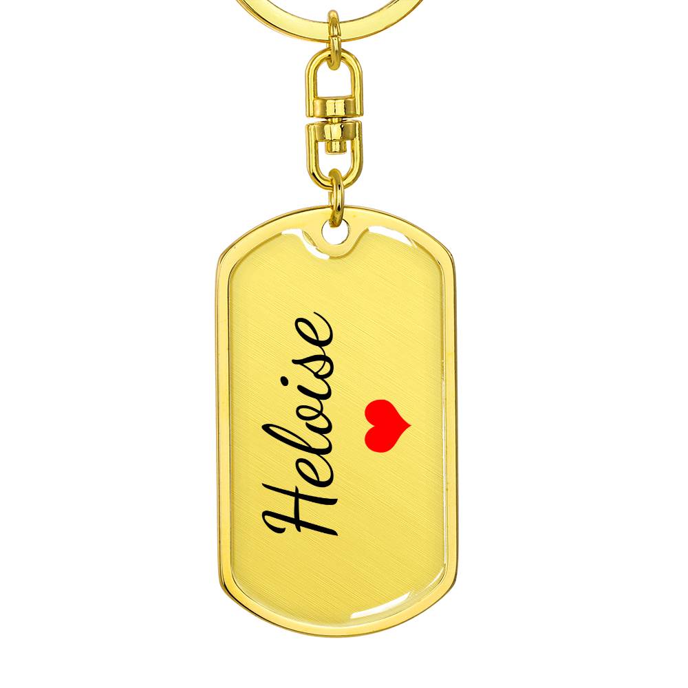 Heloise Keychain – Name Keychain for Women