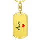 Ava Keychain – Custom Name Keychain for Women