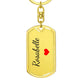 Rosabelle Keychain – Name Keychain Gift