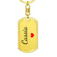 Cassia Keychain – Custom Name Keychain for Women