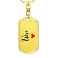 Uta Keychain – Custom Name Keychain for Women