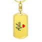 Ajla Keychain – Custom Name Keychain for Women