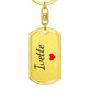 Ivette Keychain – Custom Name Keychain for Women