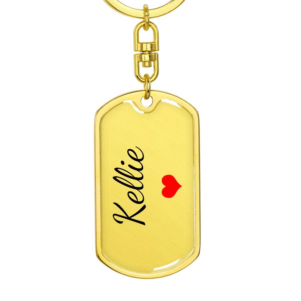Kellie Keychain – Custom Name Keychain for Women