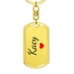 Kacy Keychain – Custom Name Keychain for Women