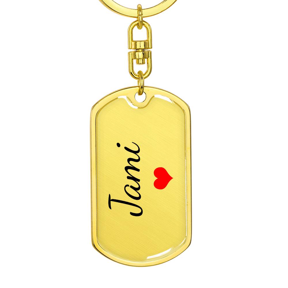 Jami Keychain – Custom Name Keychain for Women