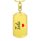 Tola Keychain – Custom Name Keychain for Women