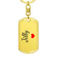 Jilly Keychain – Custom Name Keychain for Women