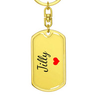 Load image into Gallery viewer, Jilly Keychain – Custom Name Keychain for Women
