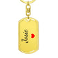 Josie Keychain – Custom Name Keychain for Women