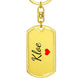 Kloe Keychain – Custom Name Keychain for Women