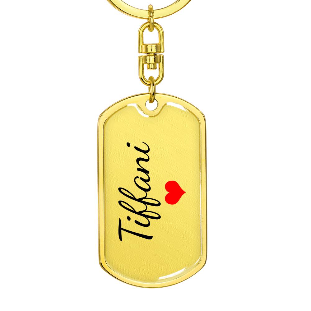 Tiffani Keychain – Name Keychain for Women