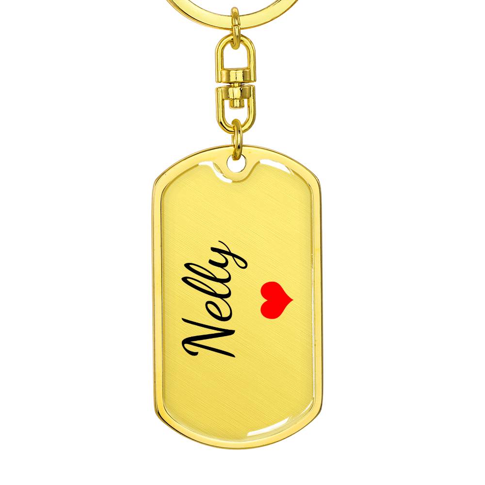 Nelly Keychain – Custom Name Keychain for Women