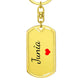 Junia Keychain – Custom Name Keychain for Women