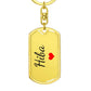 Hiba Keychain – Custom Name Keychain for Women