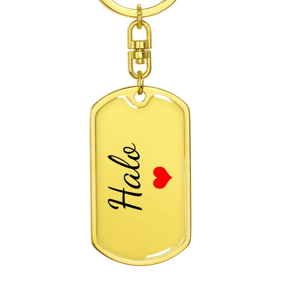 Halo Keychain – Custom Name Keychain for Women