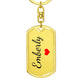 Emberly Keychain – Name Keychain for Women