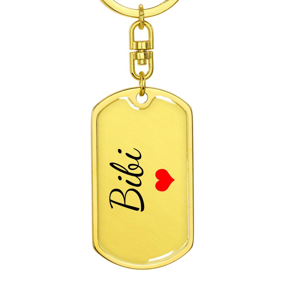 Bibi Keychain – Custom Name Keychain for Women