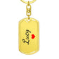 Lucy Keychain – Custom Name Keychain for Women