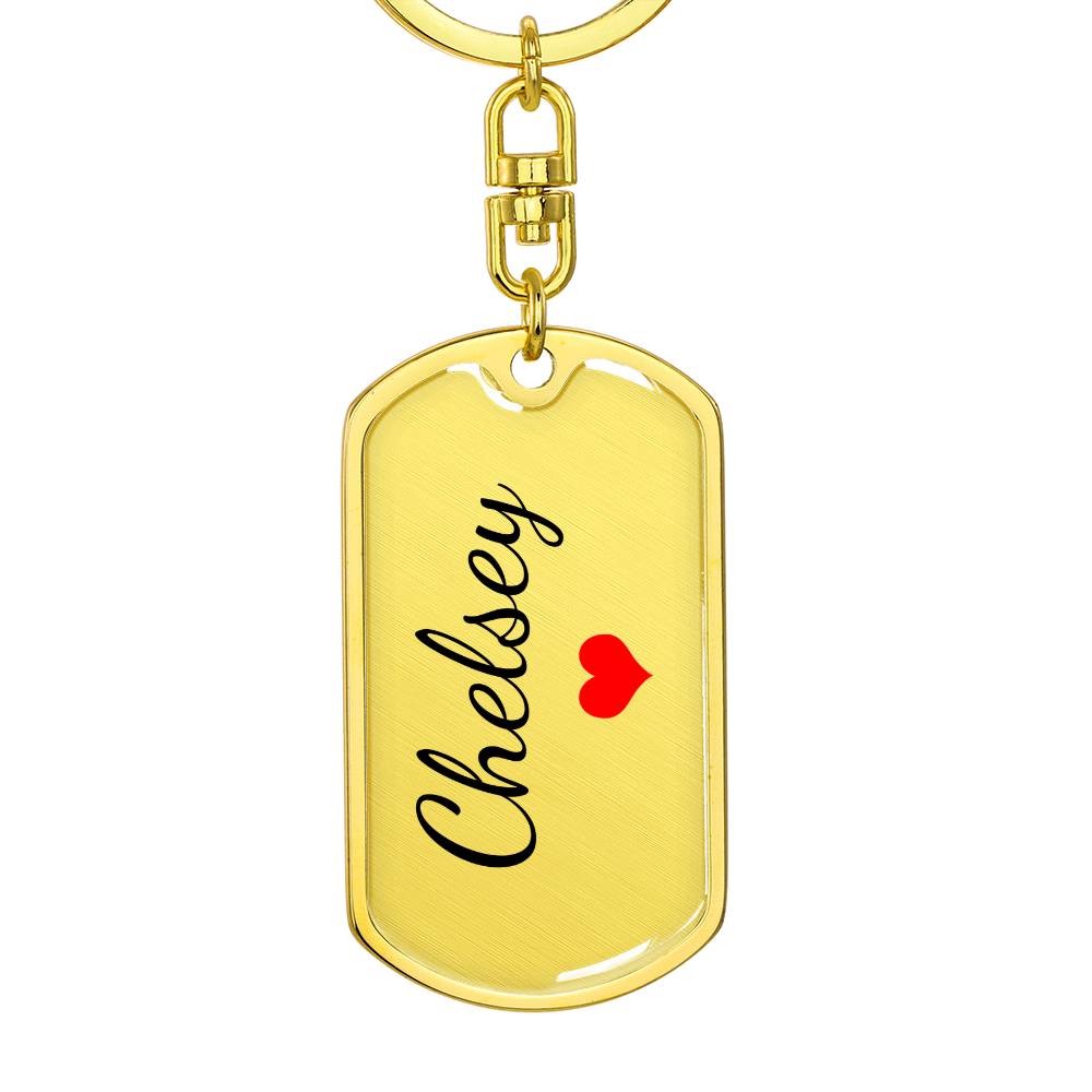Chelsey Keychain – Name Keychain for Women
