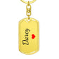 Darcy Keychain – Custom Name Keychain for Women