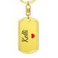 Kelli Keychain – Custom Name Keychain for Women