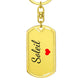 Soleil Keychain – Custom Name Keychain for Women