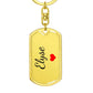 Elyse Keychain – Custom Name Keychain for Women