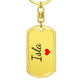 Isla Keychain – Custom Name Keychain for Women