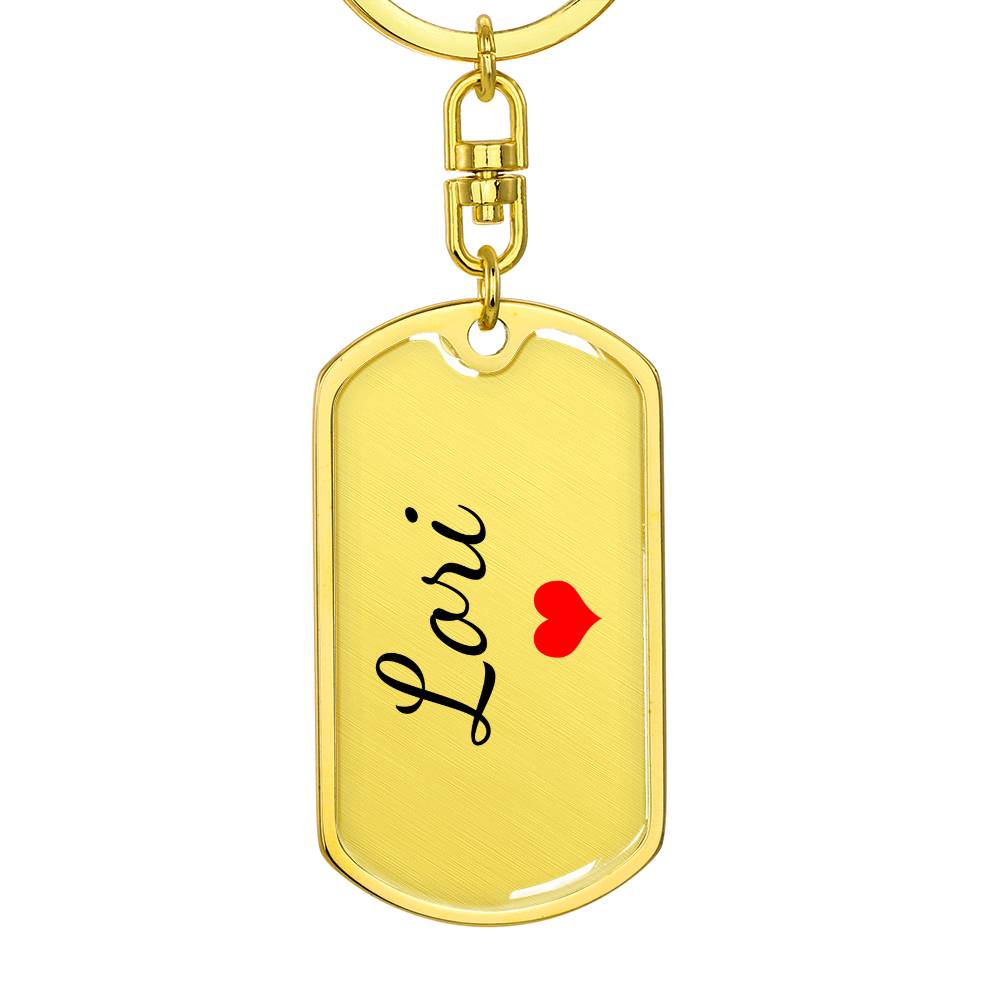 Lori Keychain – Custom Name Keychain for Women