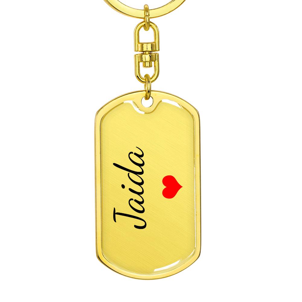 Jaida Keychain – Custom Name Keychain for Women