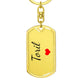 Toril Keychain – Custom Name Keychain for Women