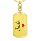 Jude Keychain – Custom Name Keychain for Women
