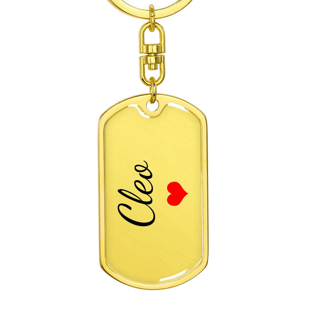 Cleo Keychain – Custom Name Keychain for Women