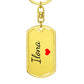 Ilona Keychain – Custom Name Keychain for Women