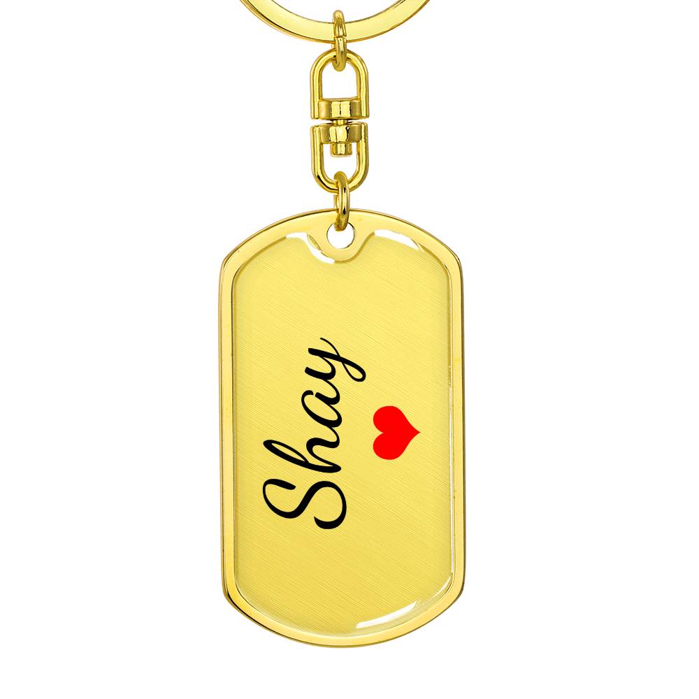 Shay Keychain – Custom Name Keychain for Women