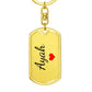 Ayah Keychain – Custom Name Keychain for Women
