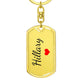 Hillary Keychain – Name Keychain for Women